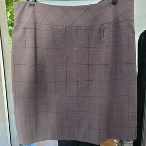 EUC Amanda Smith Plaid skirt size 14